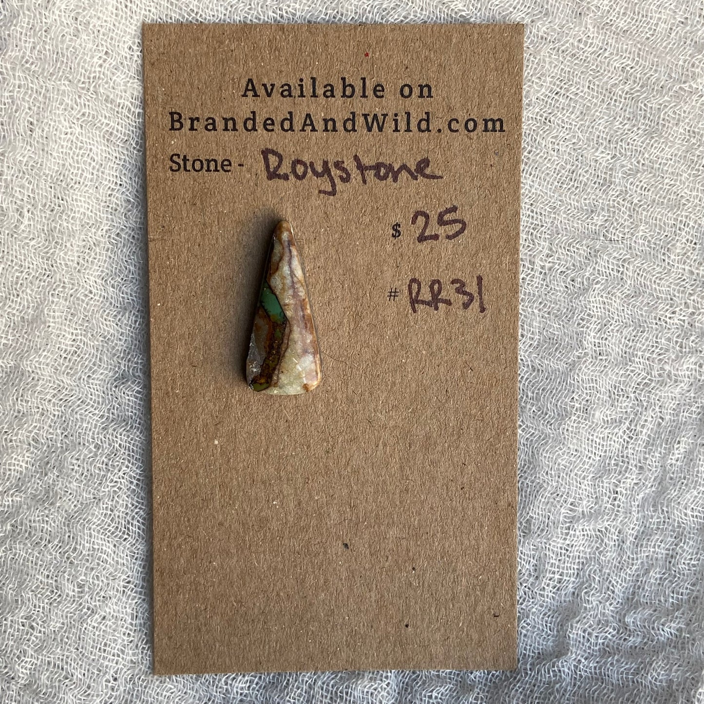 Royston Ribbon Turquoise Cabochon RR31
