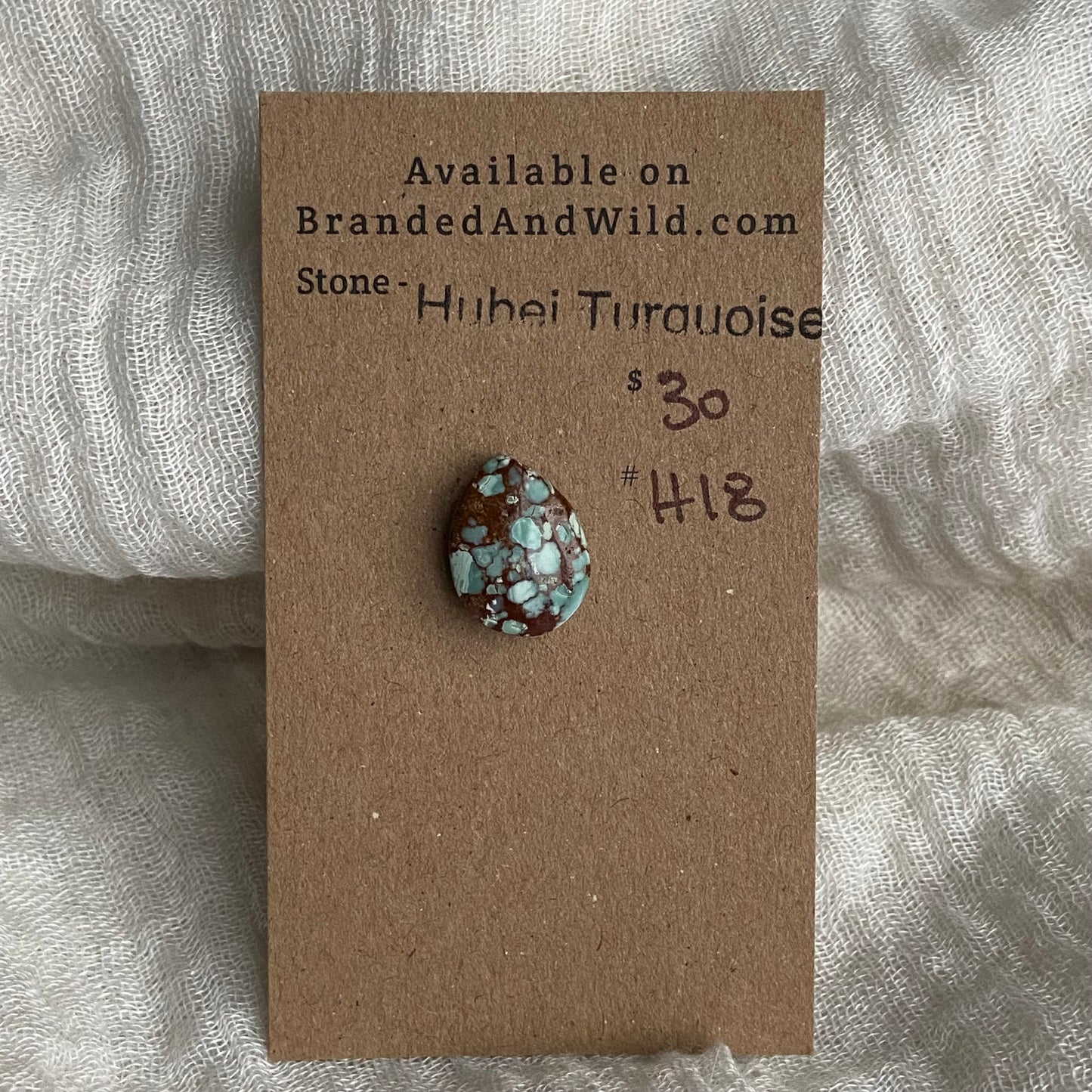 Hubei Turquoise Cabochon - H18