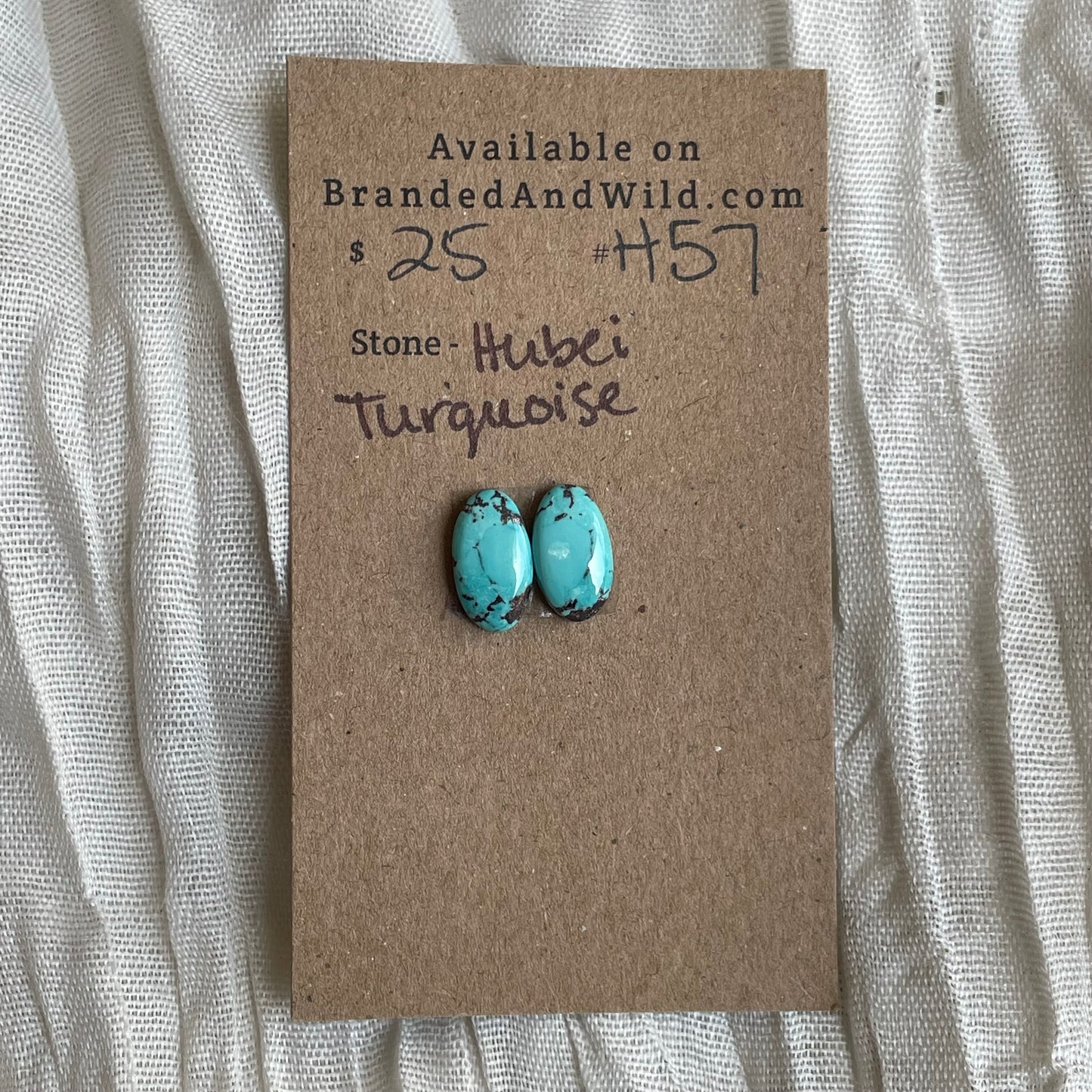 Hubei Turquoise Cabochon - H57 5A756748-F5AB-40A6-8B9F-F5B328B9E260 Brandedandwild.com