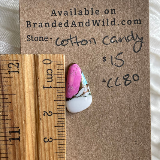 Cotton Candy Cabochon - CC80 5A7890F9-F196-4D07-8061-410E90CD5561 Brandedandwild.com