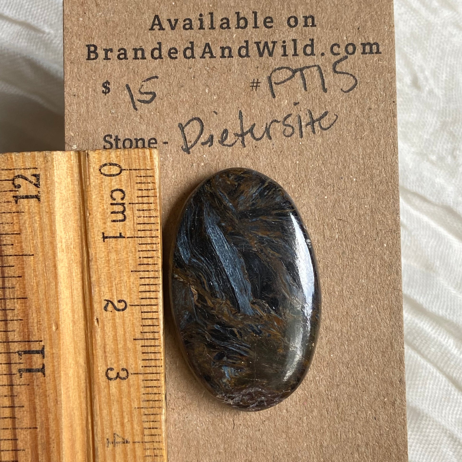 Pietersite Cabochon - PT15 5AA1501B-6F25-43DA-BFE7-4C3C8C6BFB6B Brandedandwild.com