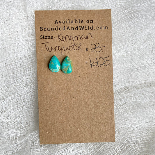 Kingman Turquoise (composite) Cabochon - KT25
