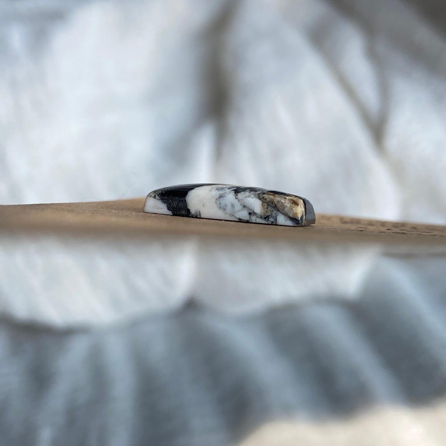 White Buffalo Cabochon - WB69