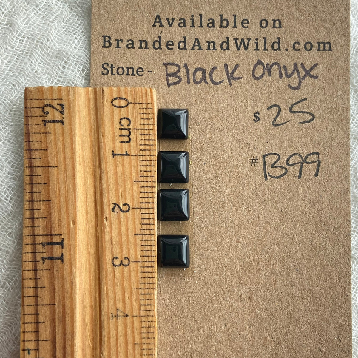 Black Onyx - Cabochon - B25
