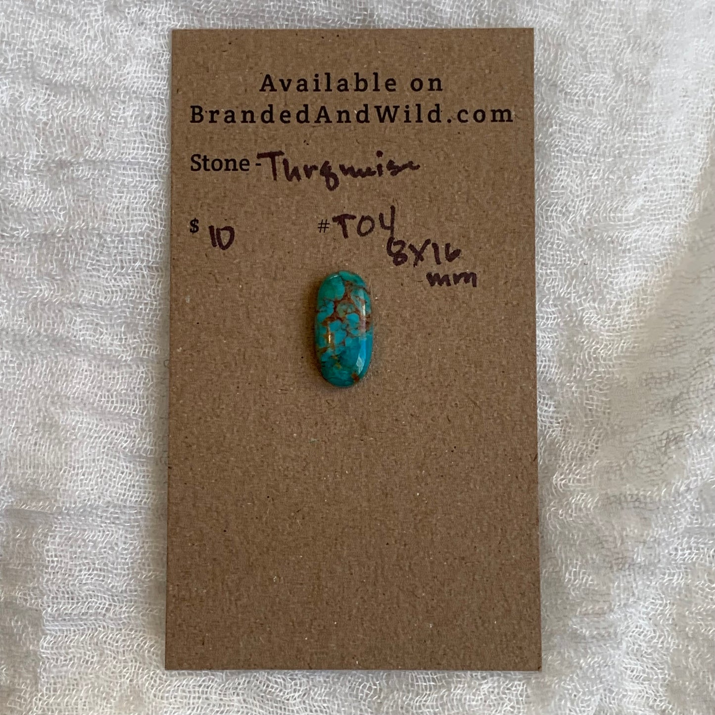 Turquoise Cabochon (8x16) - T04