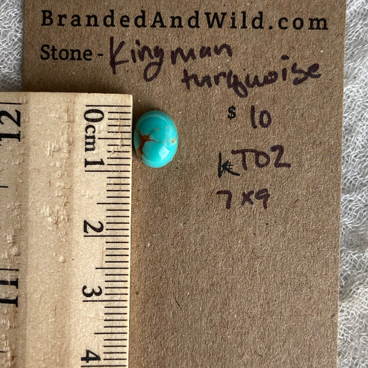 Kingman Turquoise Cabochon - KT02