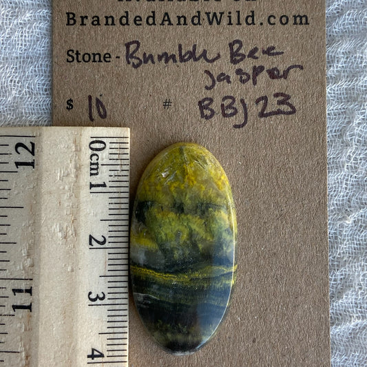 Bumblebee Jasper Cabochon - BBJ23