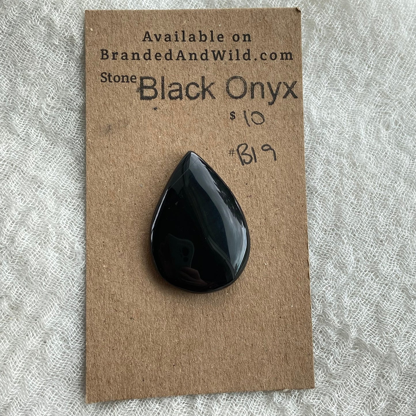 Black Onyx - Cabochon - B19