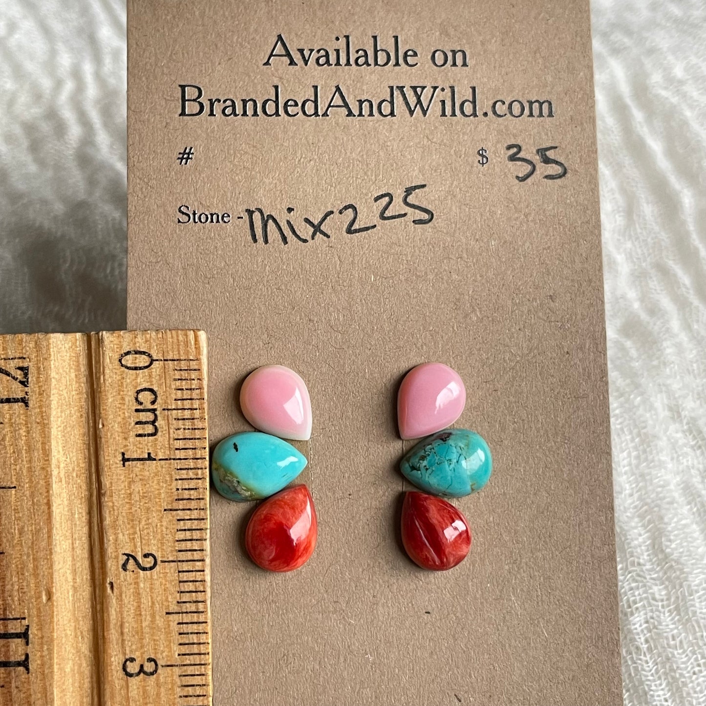 Oyster Shell Mix Cabochon - MIX225 5B586C80-7342-4DC3-A4F8-2BBA3AE615C5 Brandedandwild.com