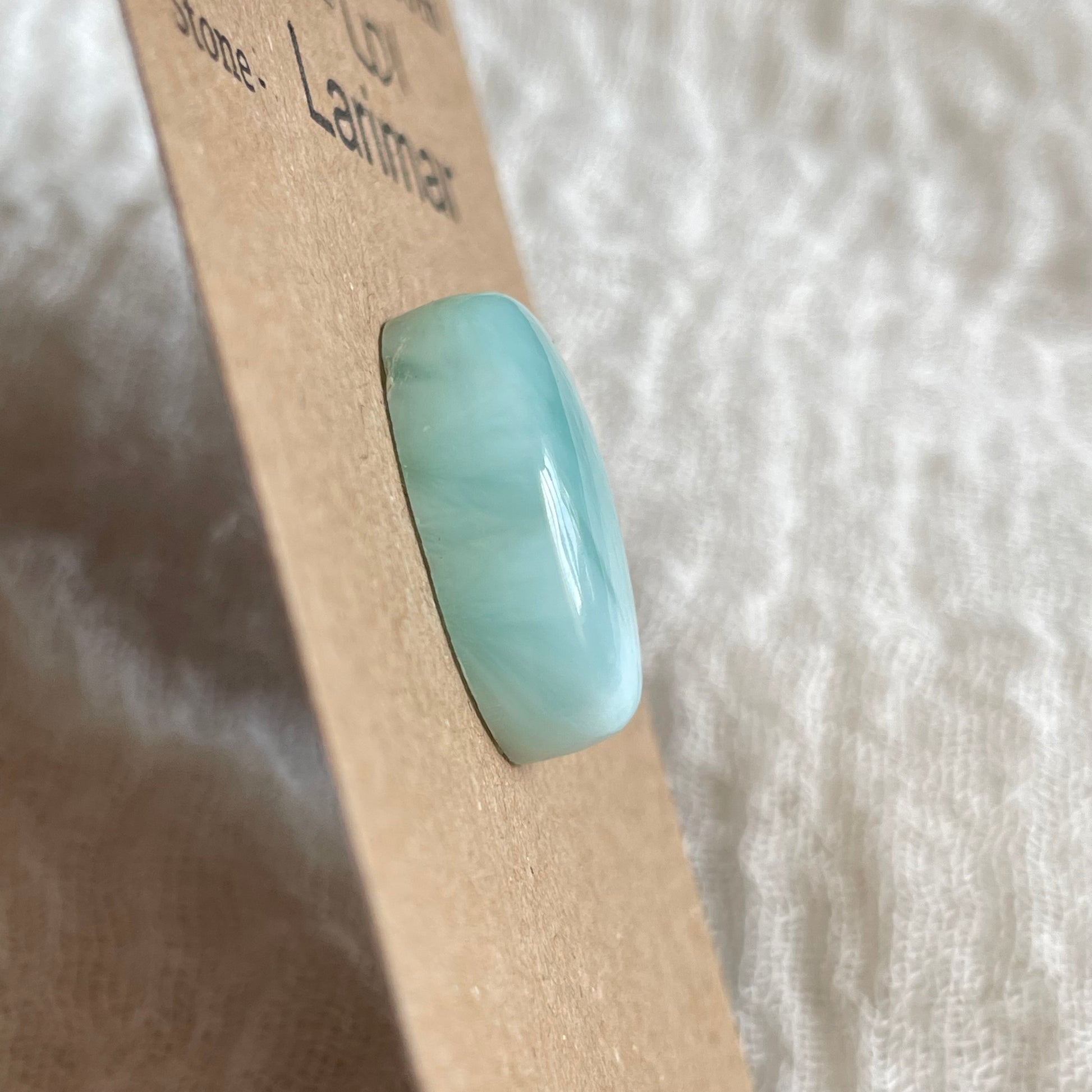 Larimar Cabochon - L01 5B643A17-E1C9-44B0-8561-8D2B2CB8AC90 Brandedandwild.com