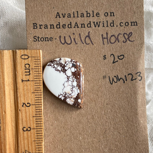 Wild Horse Cabochon - WH123 5B7E0802-0CC3-473C-9420-0776FC4C173F Brandedandwild.com