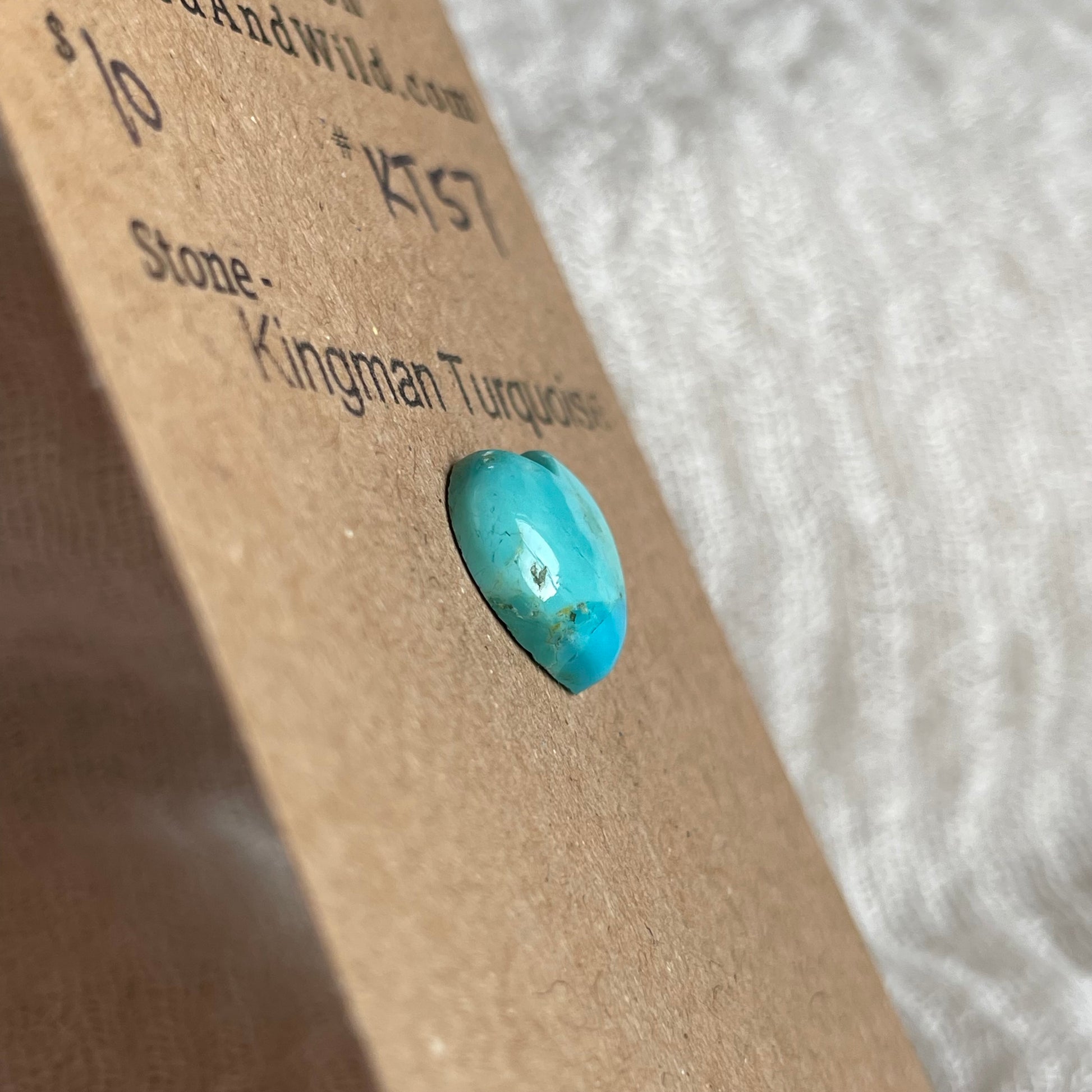 Kingman Turquoise Cabochon - KT57 5BB2A225-3431-4A74-A5A3-06686A9388B3 Brandedandwild.com