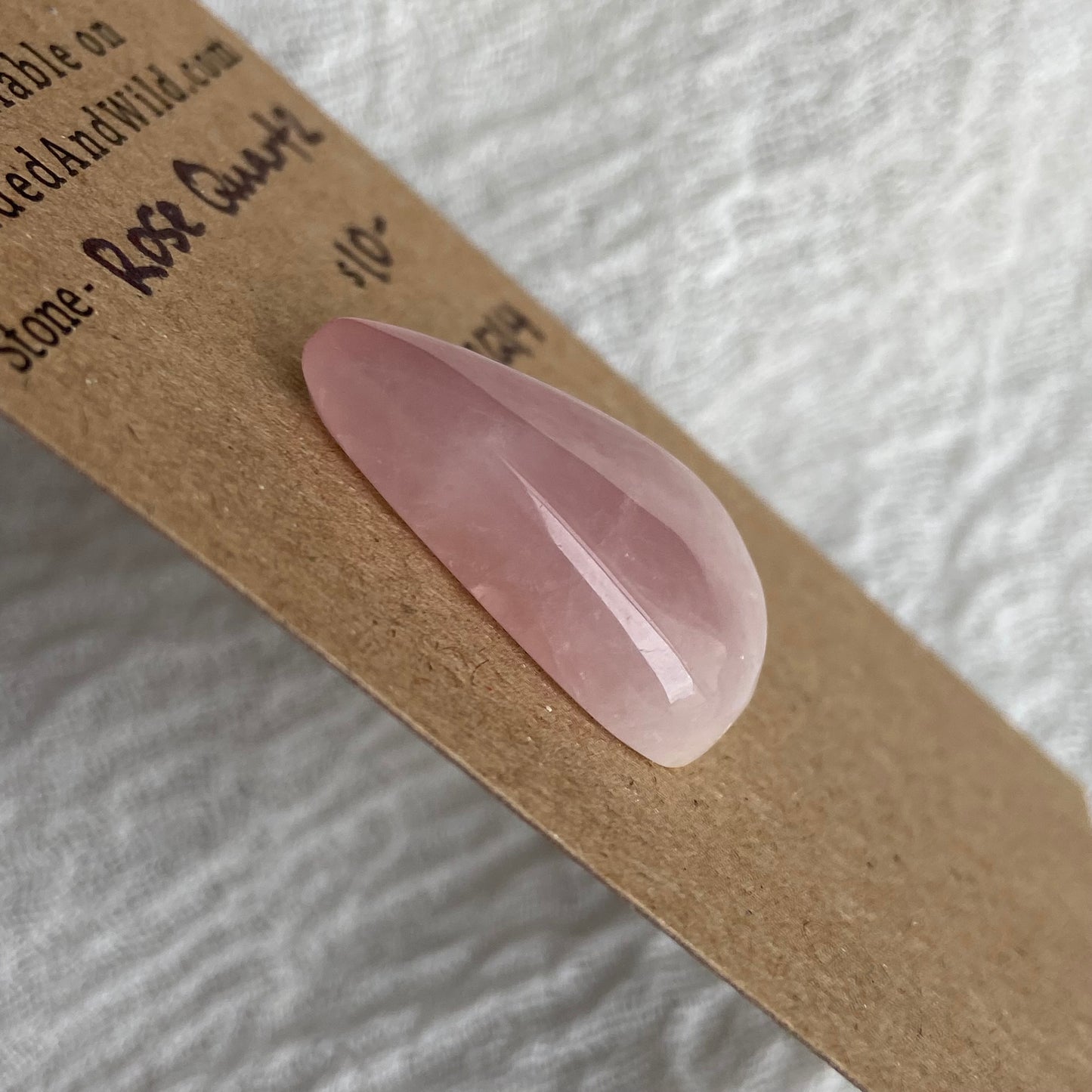 Rose Quartz Cabochon - RQ14