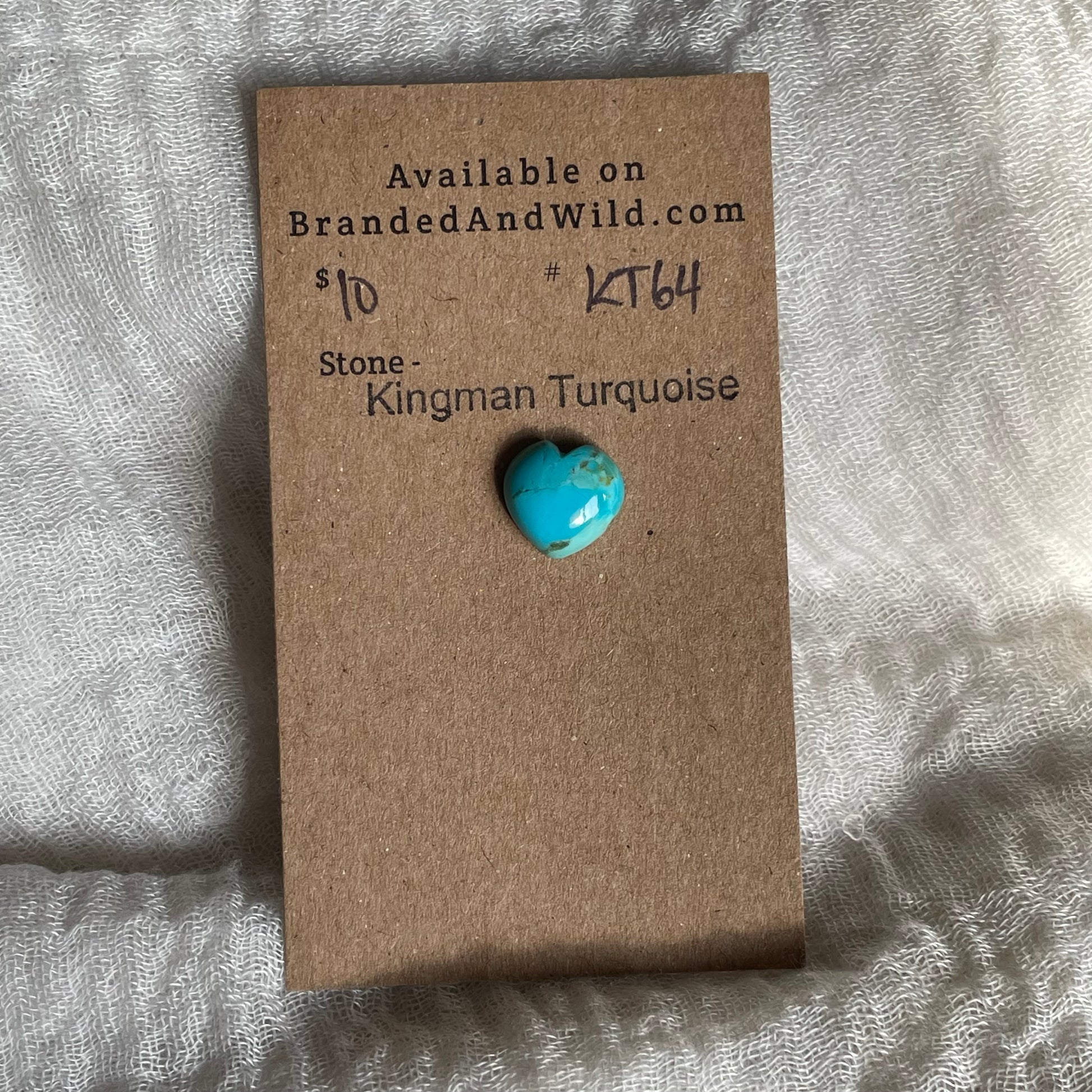 Kingman Turquoise Cabochon - KT64 5BC15944-0241-42DE-9F01-43BFABB2CEBB Brandedandwild.com