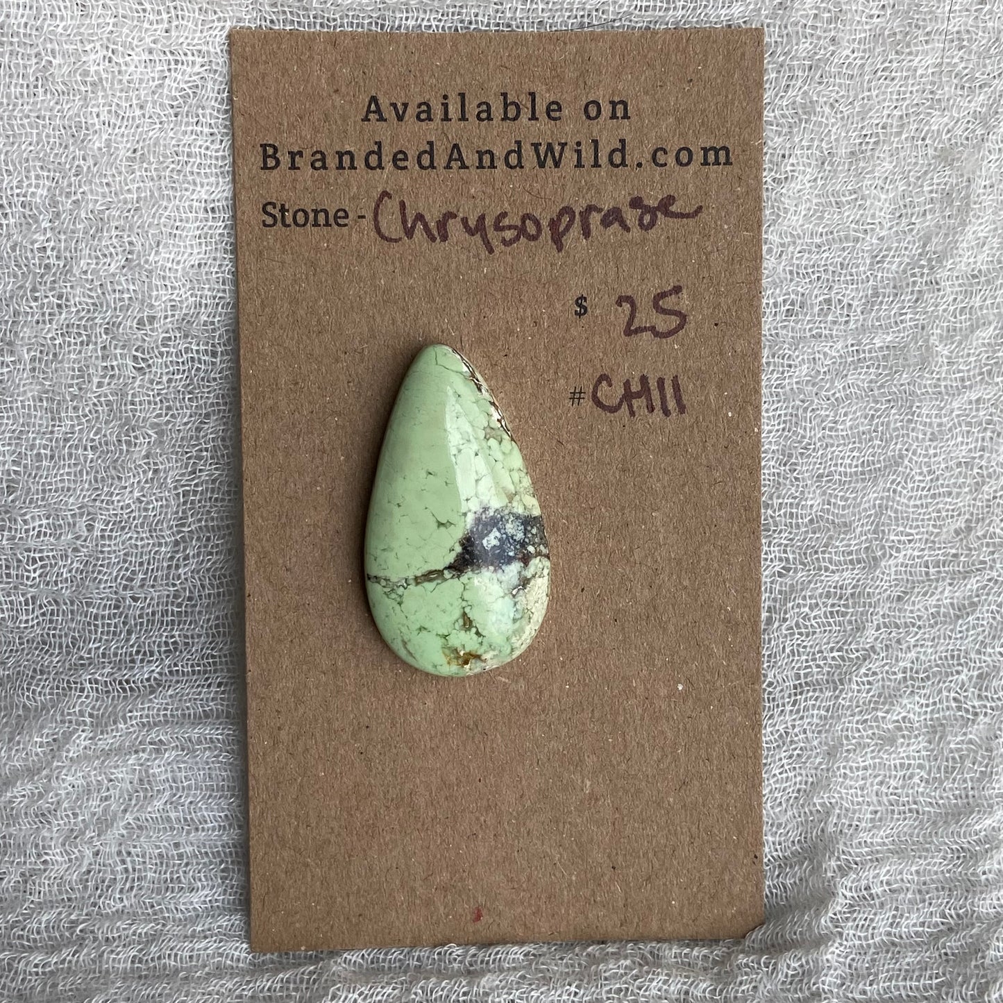 Chrysoprase Cabochon - Ch11