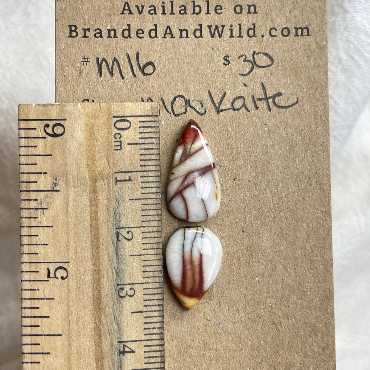 Mookaite Cabochon- M16 5BD58FB4-94BF-4273-825F-F8128EACB1F2 Brandedandwild.com