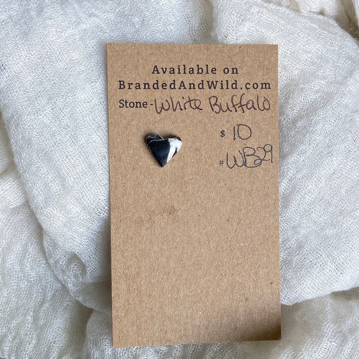 White Buffalo Cabochon - WB29