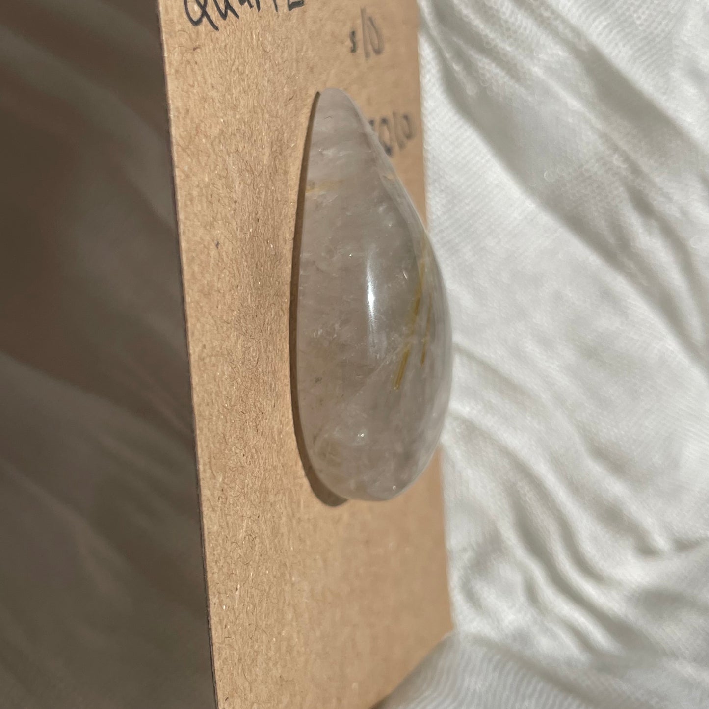 Rutilated Quartz Cabochon - RQ10 5BE0AA49-13BF-4720-84C3-52C3CBA454A9 Brandedandwild.com