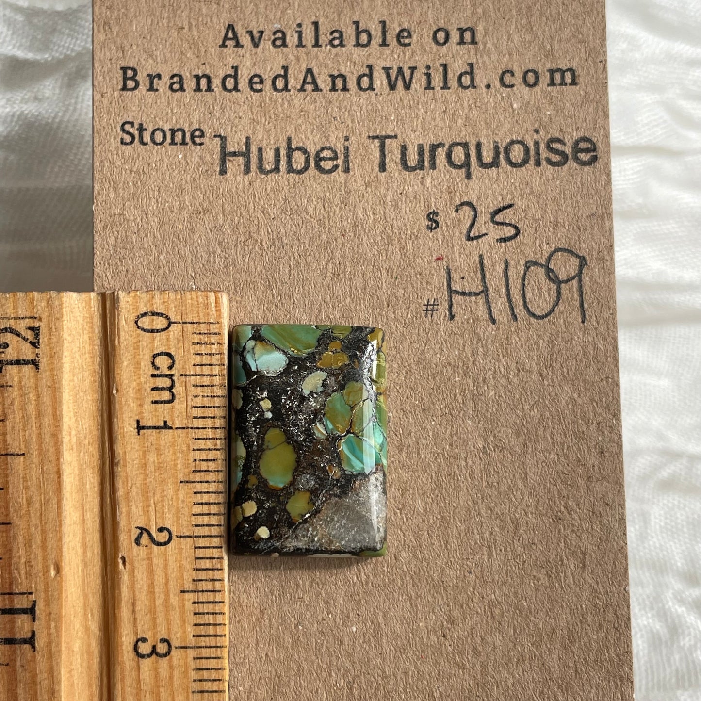 Hubei Turquoise Cabochon - H109 5C0423B1-F36C-48BB-8FF1-469A2BB74FFC Brandedandwild.com