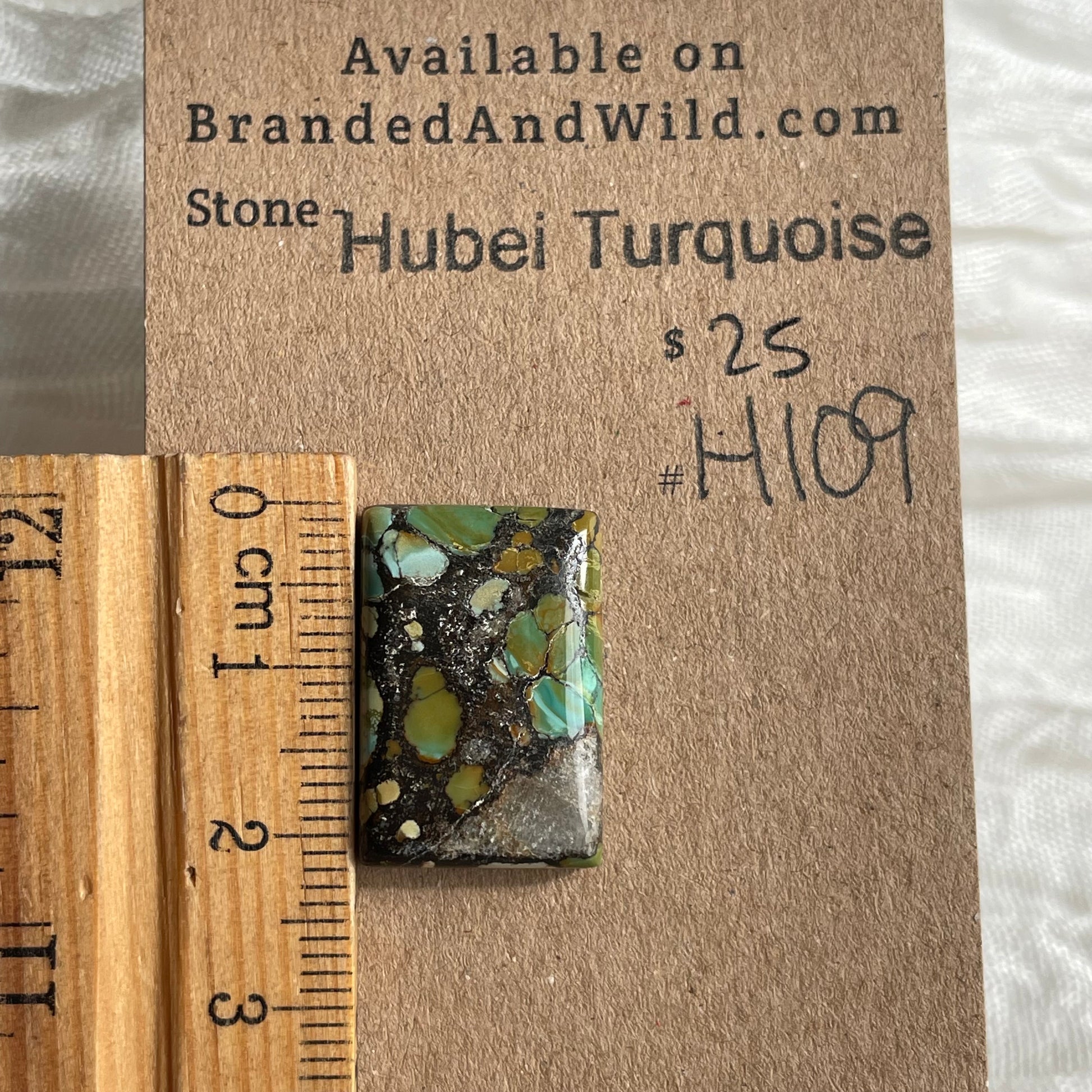 Hubei Turquoise Cabochon - H109 5C0423B1-F36C-48BB-8FF1-469A2BB74FFC Brandedandwild.com
