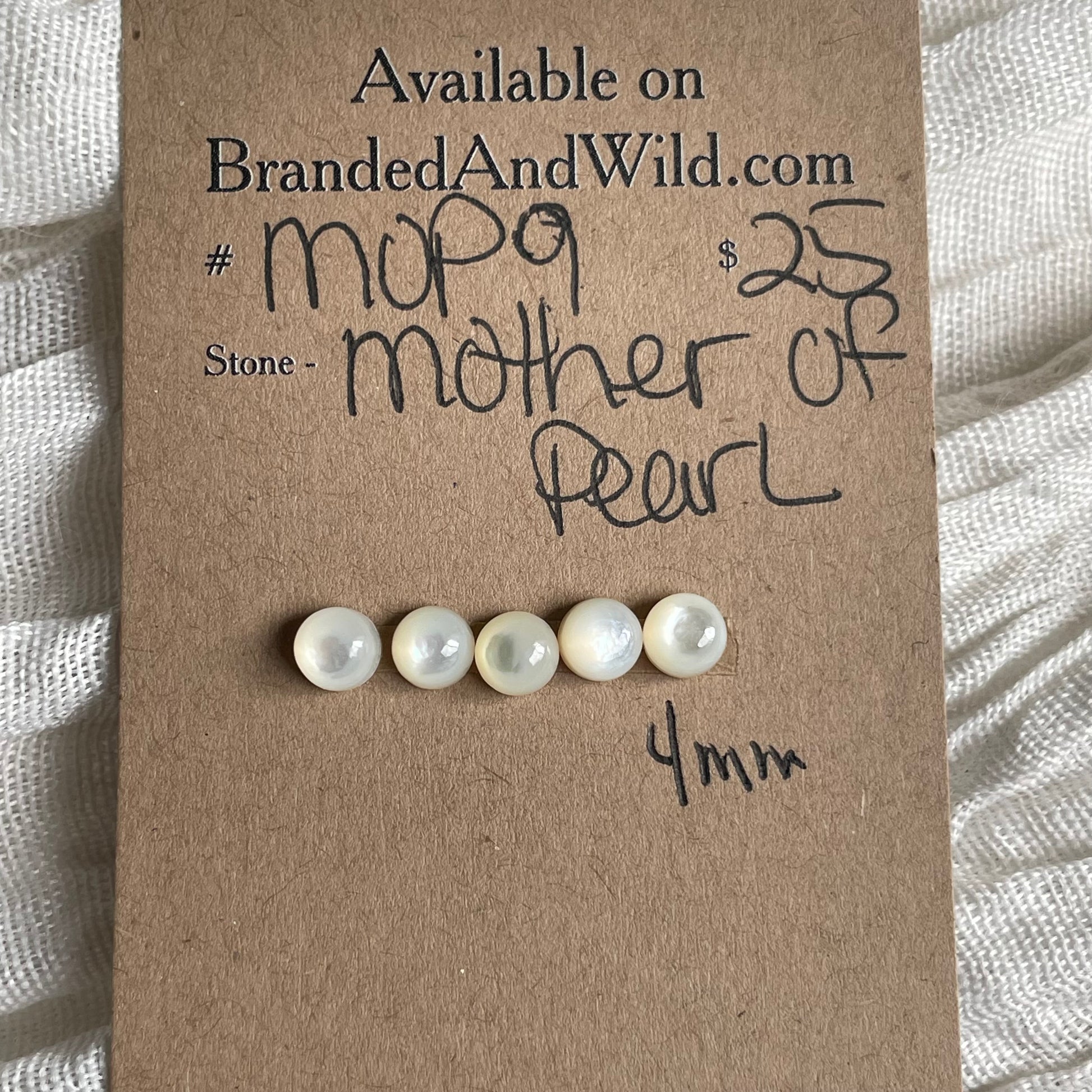 Mother of Pearl Cabochon - MOP9 5C076A98-3379-4545-9121-5546B0FD2F83 Brandedandwild.com