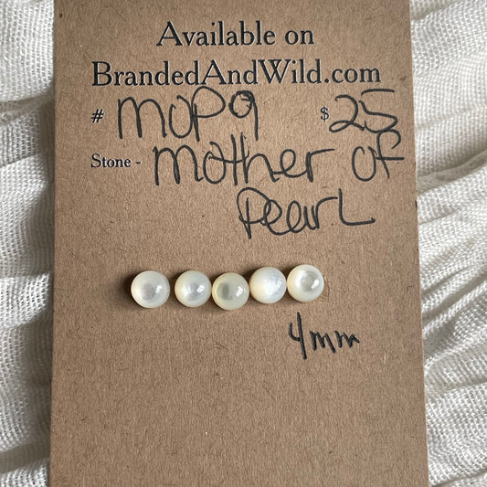 Mother of Pearl Cabochon - MOP9 5C076A98-3379-4545-9121-5546B0FD2F83 Brandedandwild.com