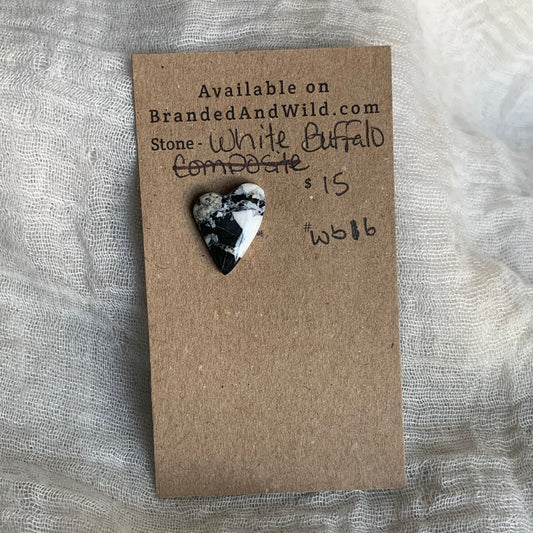 White Buffalo Cabochon - WB16