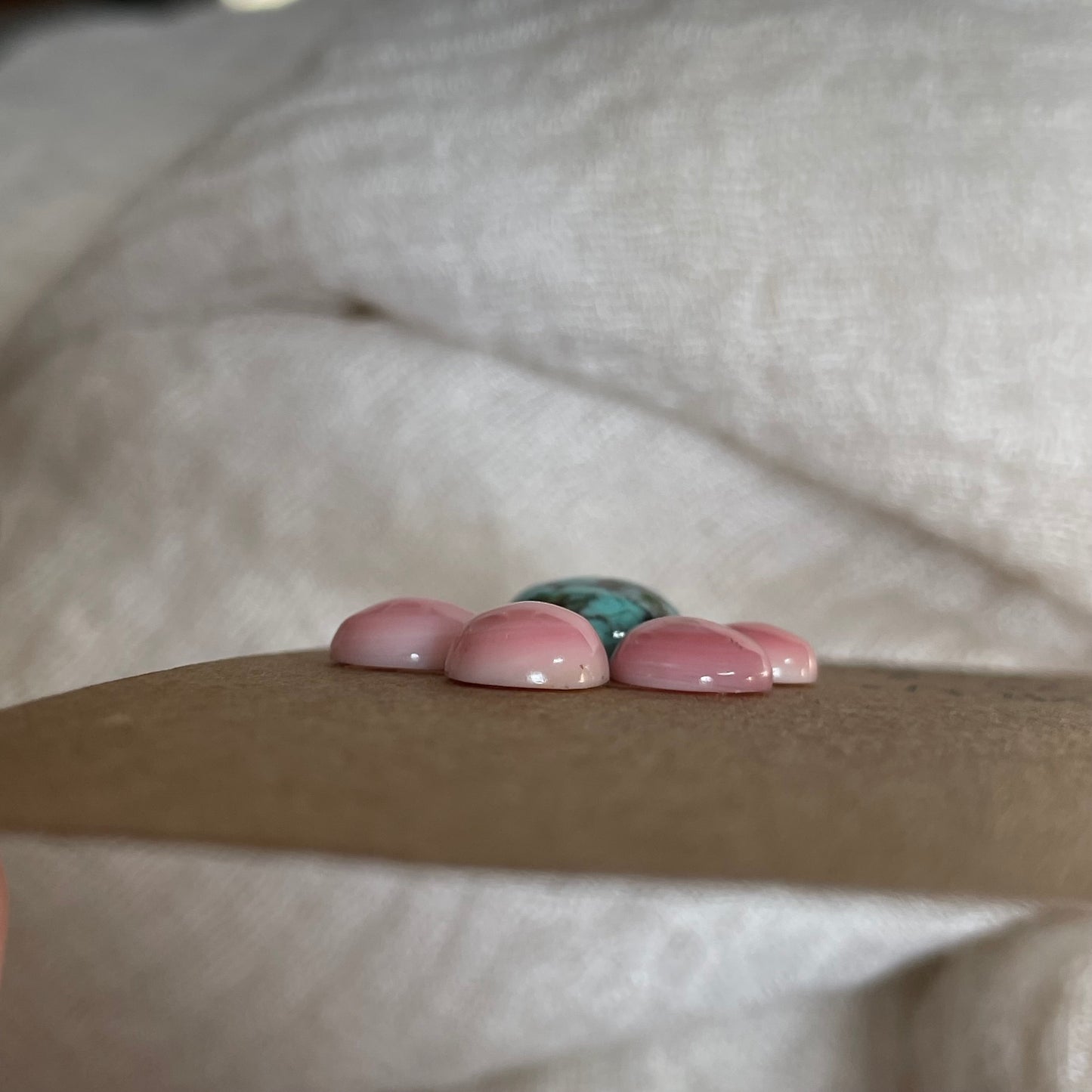 Turquoise / Pink Conch - Cabochon - Mix14 5C107427-EA62-4DF3-BF09-E052479D09BA Brandedandwild.com