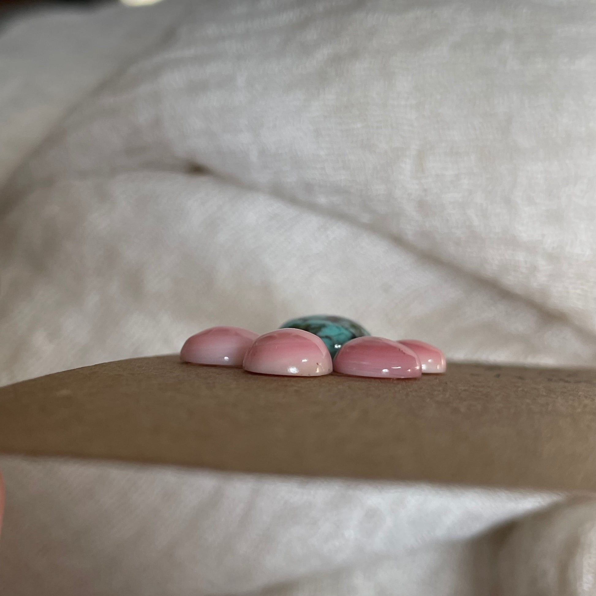 Turquoise / Pink Conch - Cabochon - Mix14 5C107427-EA62-4DF3-BF09-E052479D09BA Brandedandwild.com