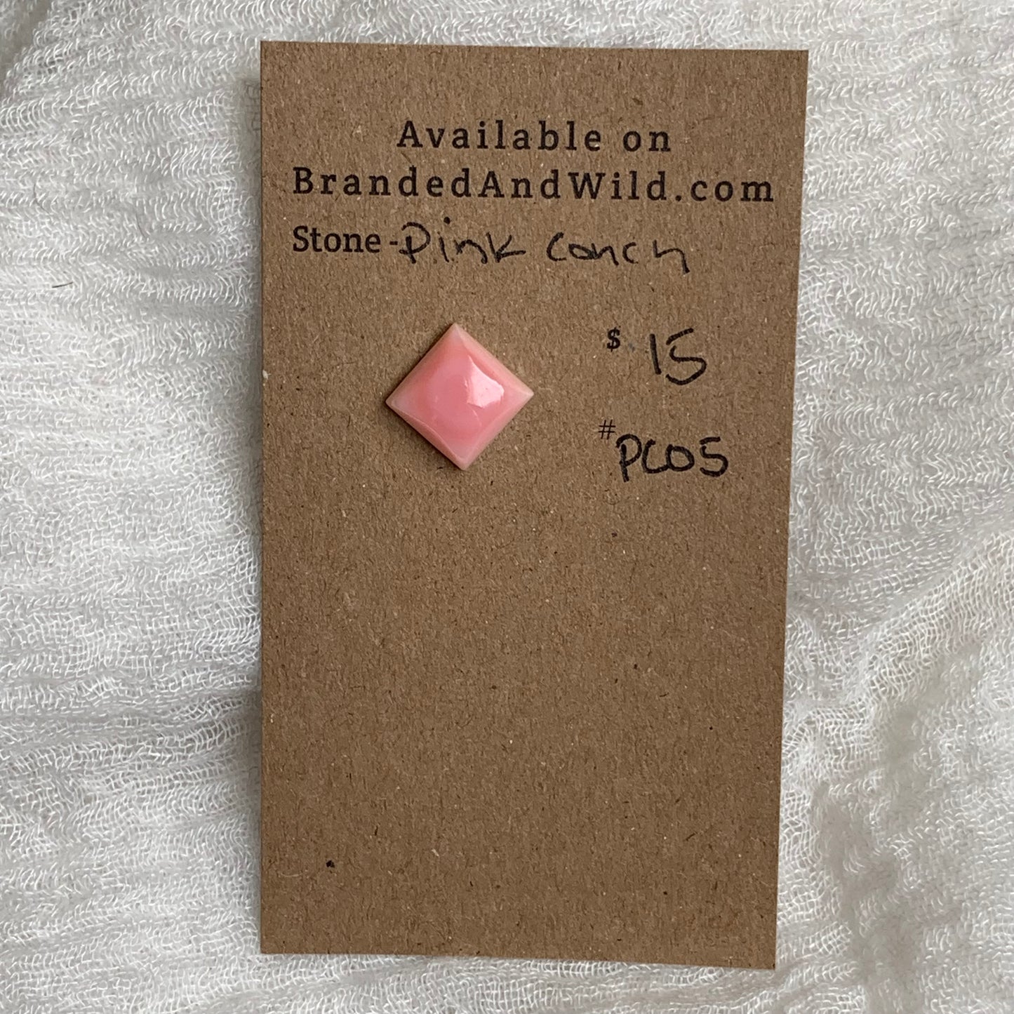 Pink Conch Cabochon - PCS05
