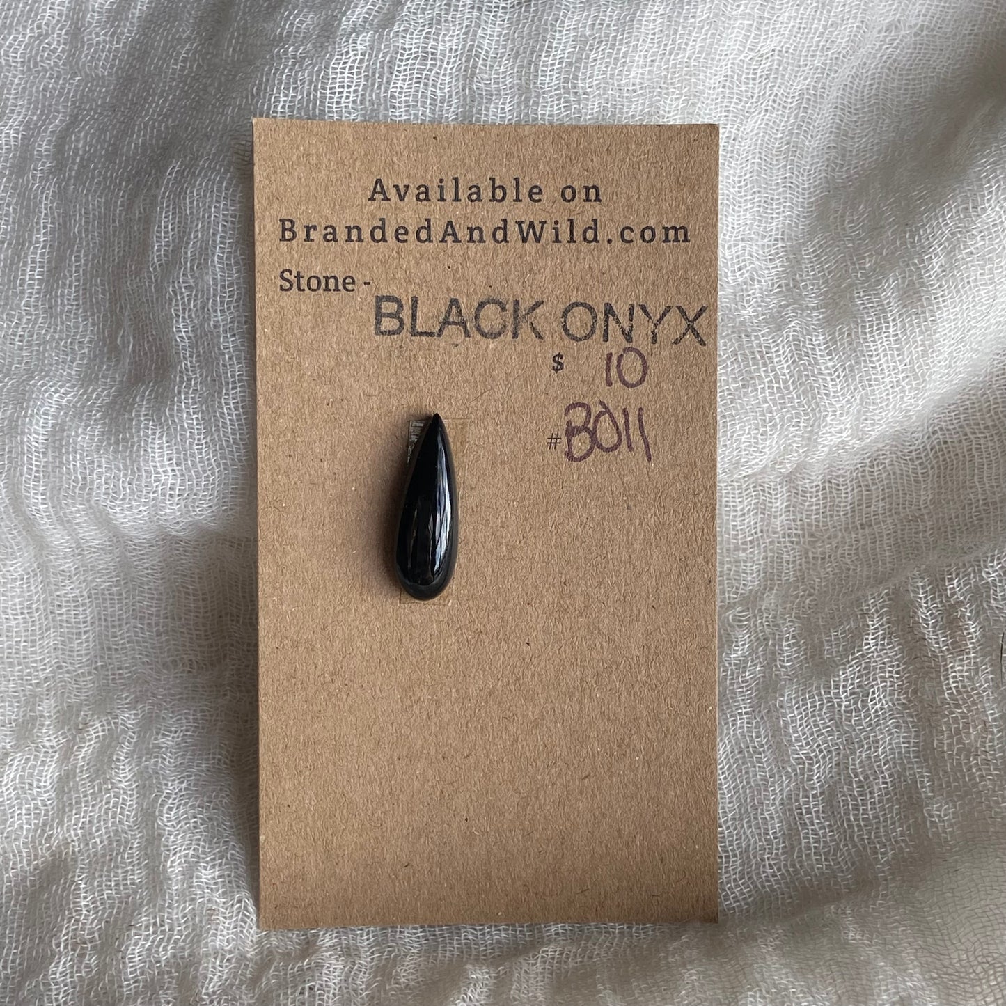 Black Onyx - Cabochon - BO11