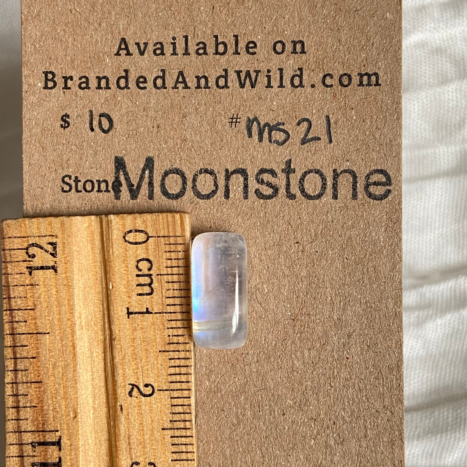 Moonstone cabochon - Ms21 5C48F247-2AE6-4523-AA24-A2E511C25548 Brandedandwild.com