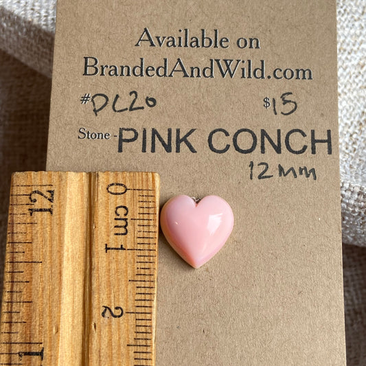 Pink Conch Cabochon - PC20 5C5AC74A-6E29-4DD3-BEEF-391E2C49EDB5 Brandedandwild.com