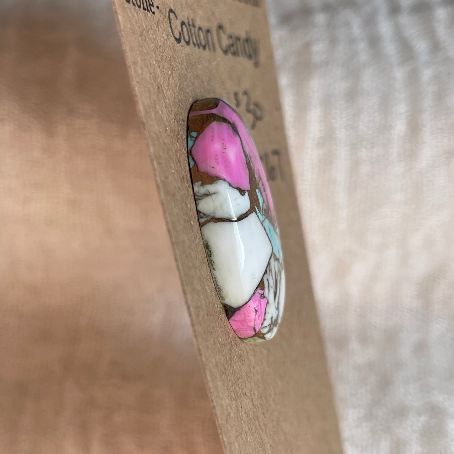 Cotton Candy Cabochon - CC67 5C5B061D-BEA4-4D28-9BB5-6BDA34F685E5 Brandedandwild.com