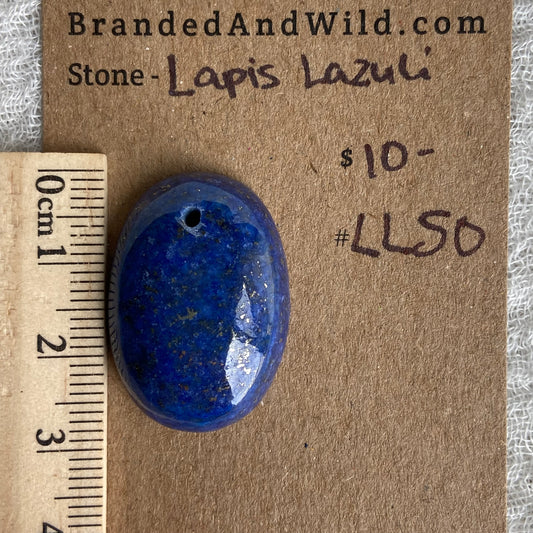 Lapis Lazuli Cabochon -Drilled- LL50