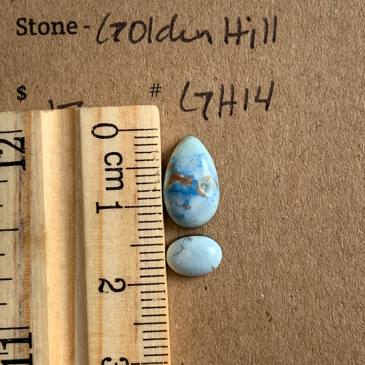 Golden Hill Turquoise Cabochon - GH14