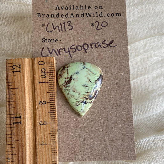 Chrysoprase Cabochon - Ch113