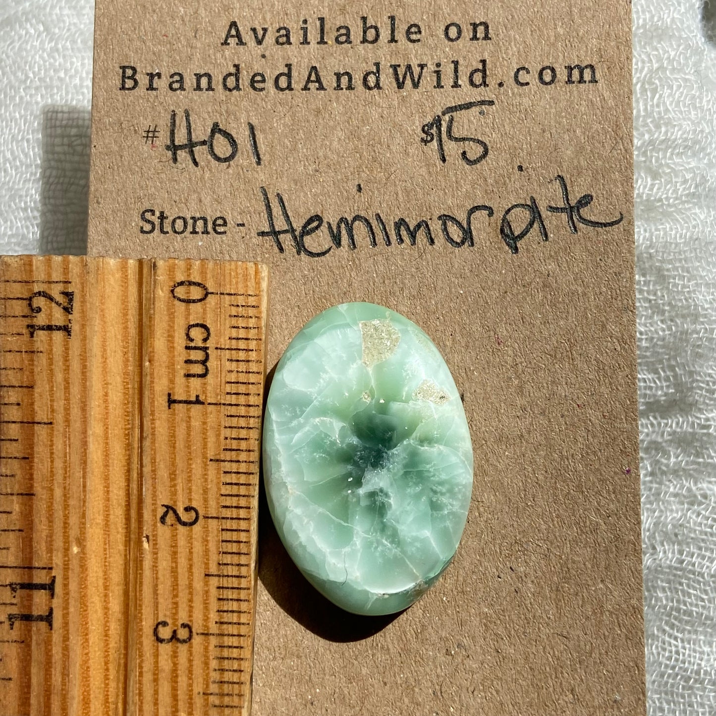 Hemimorite Cabochon - H01