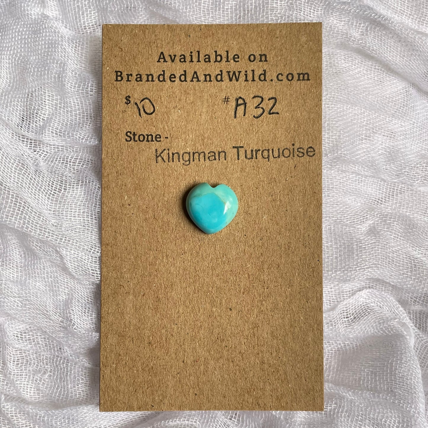 Kingman Turquoise Cabochon - KT32 5CAF97AE-EA80-4E0A-B040-71D33ED1B35F Brandedandwild.com