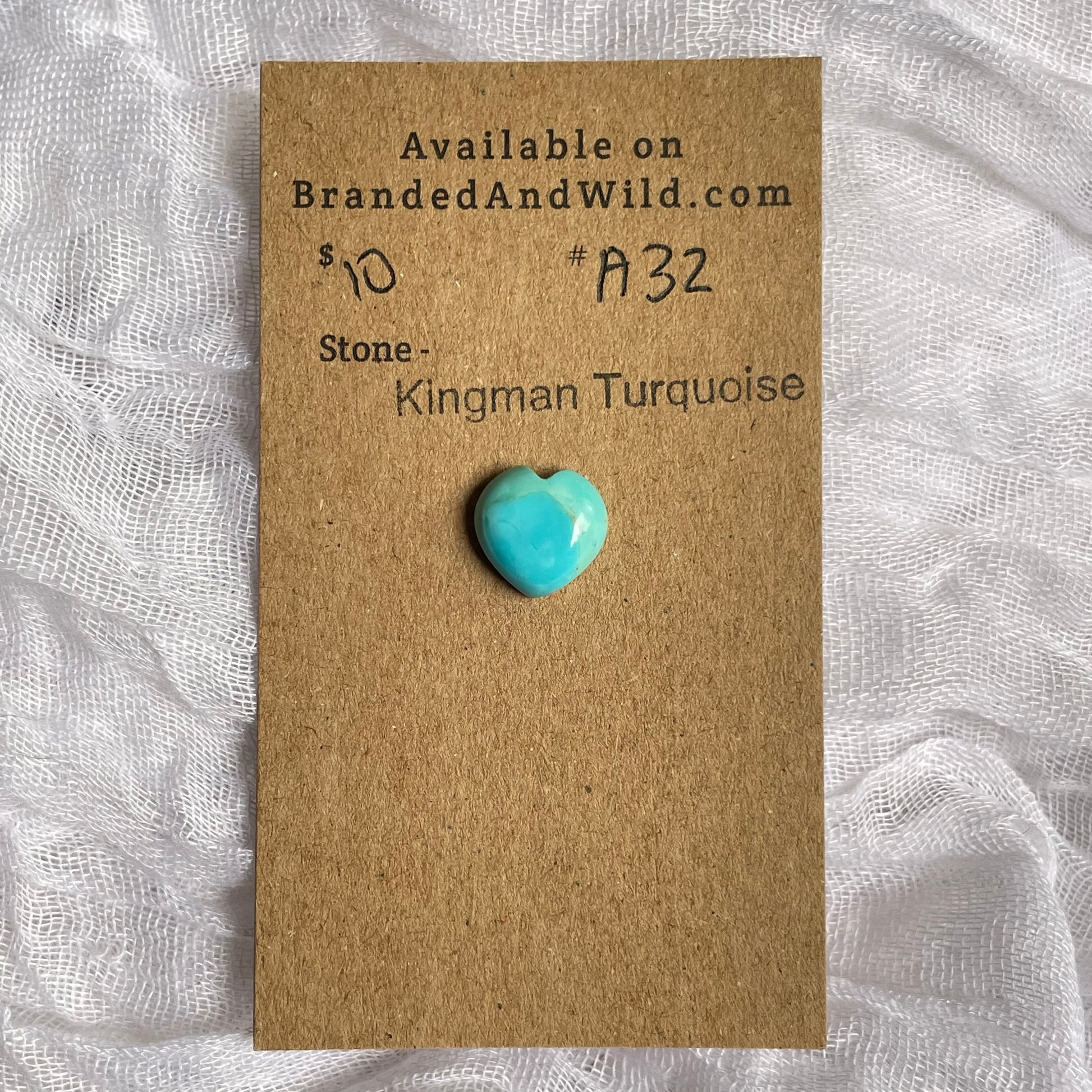 Kingman Turquoise Cabochon - KT32 5CAF97AE-EA80-4E0A-B040-71D33ED1B35F Brandedandwild.com