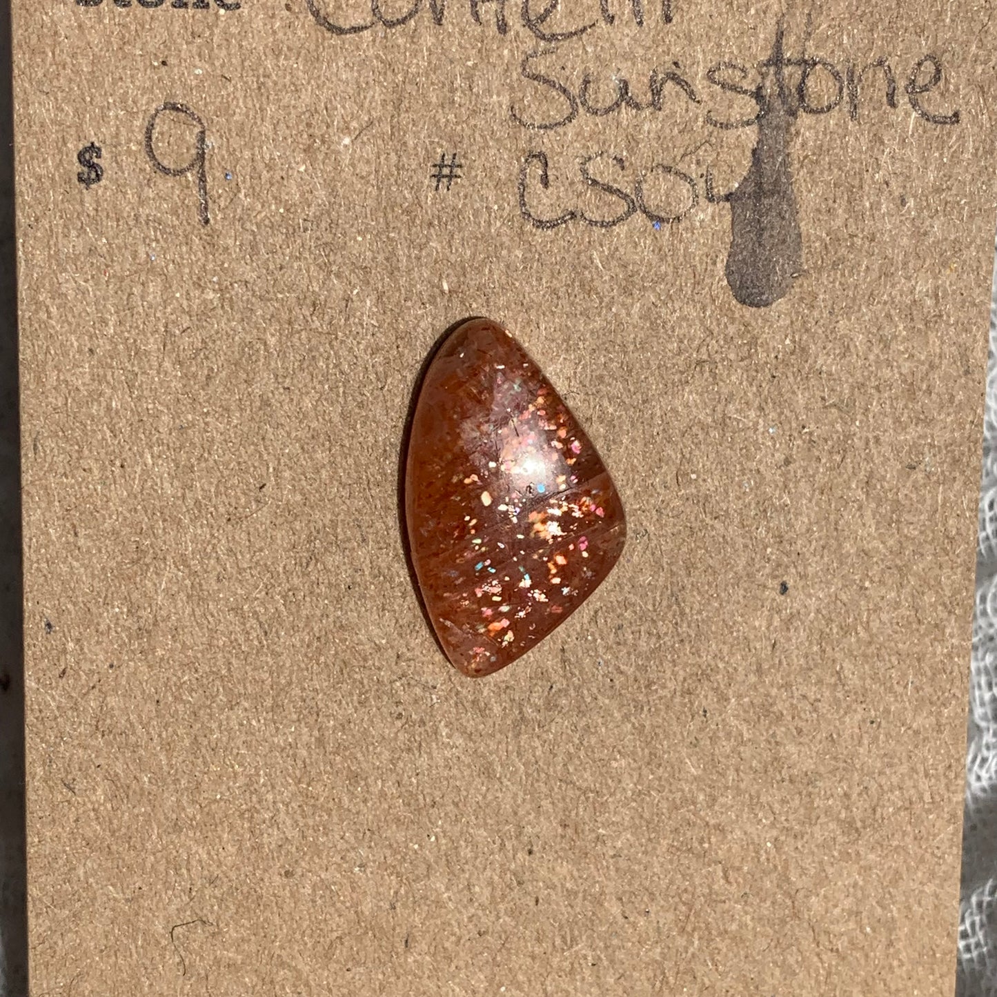 Confetti Sunstone Cabochon - CS04