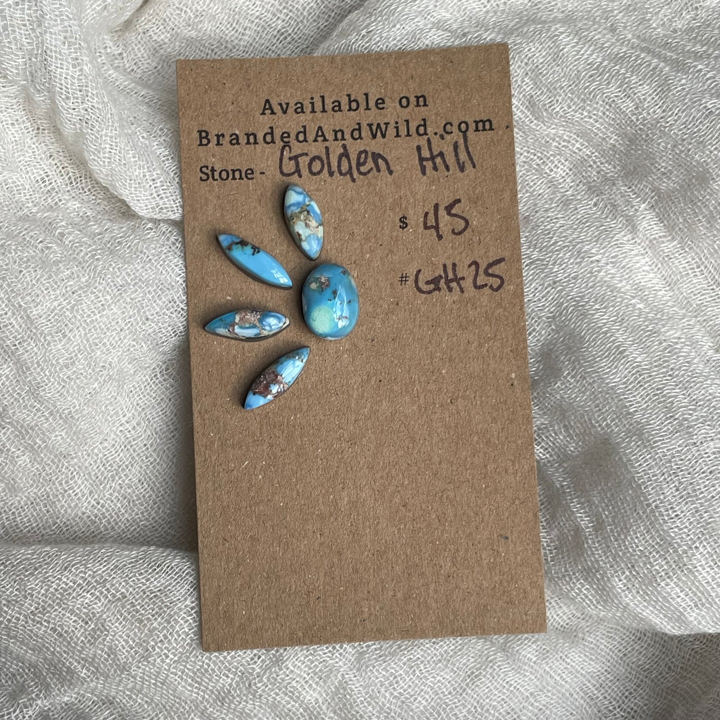 Golden Hill Turquoise Cabochon - GH25