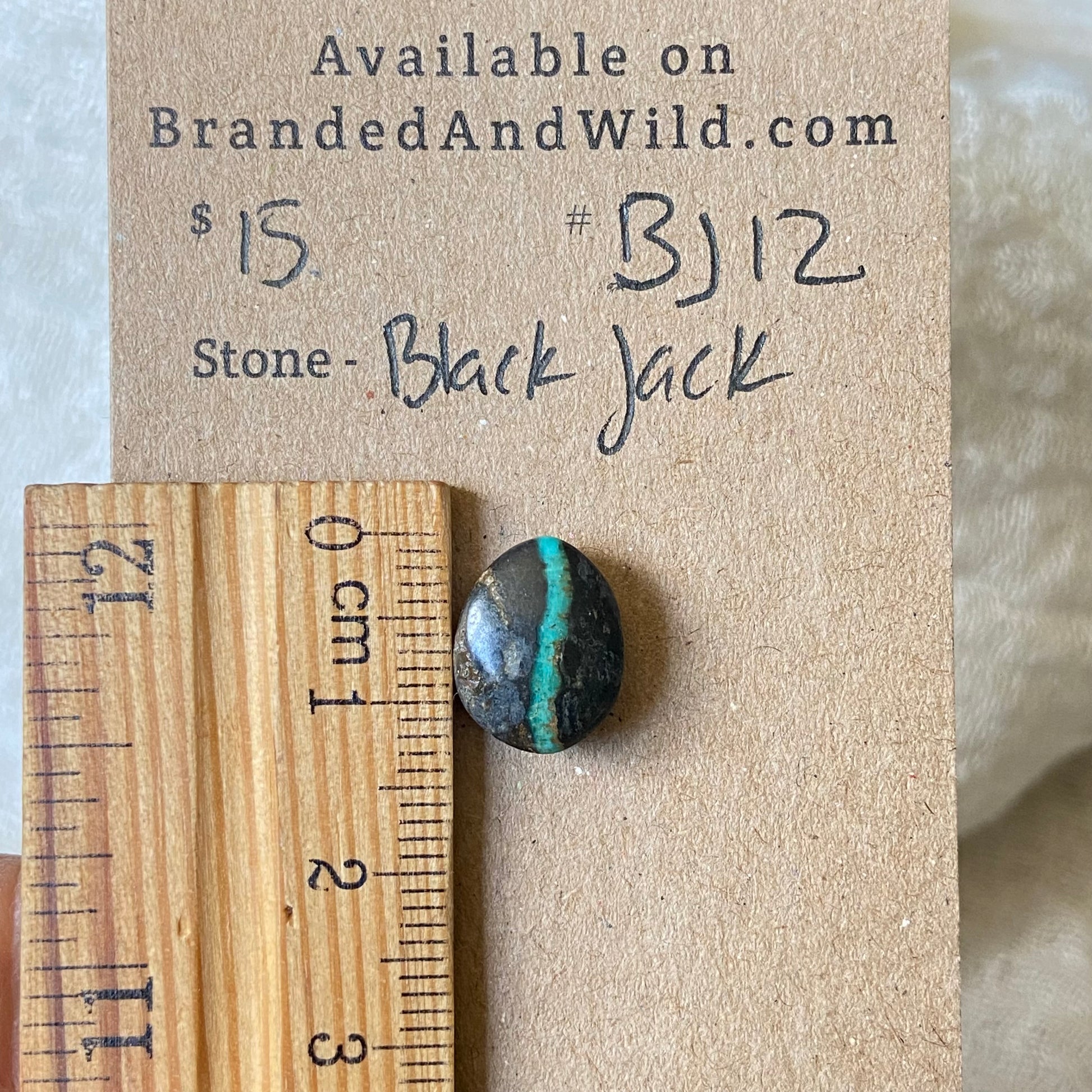 Black Jack Cabochon - BJ12 5D5610A2-7AC9-45EA-951D-4937755EBC62 Brandedandwild.com