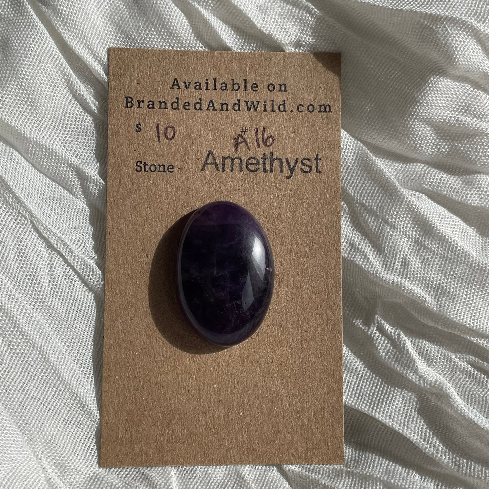 Amethyst Cabochon - A16 5D641FBA-9D19-4B0D-99D4-B428287CE569 Brandedandwild.com