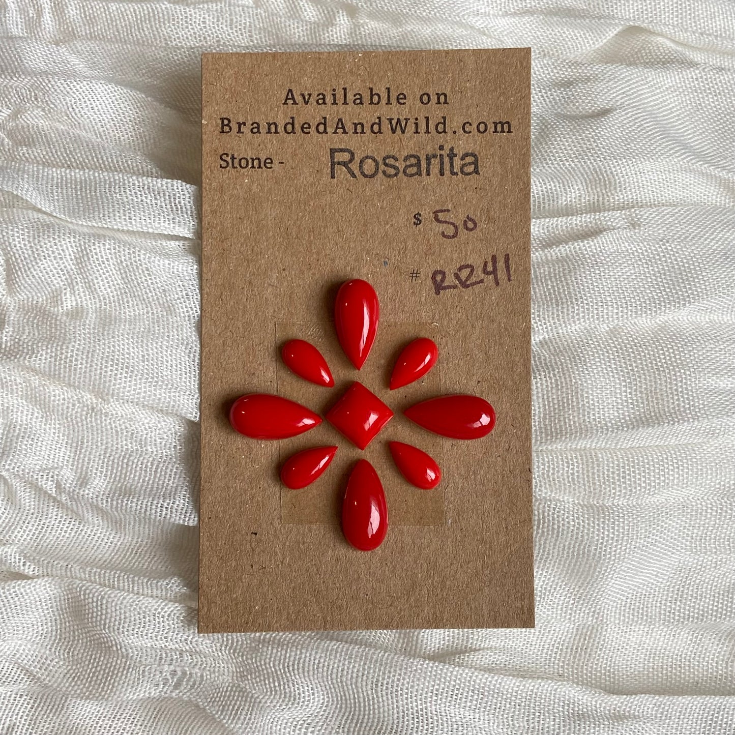 Rosarita - Cabochon - R41 5D7B671D-6B19-4EBA-9B51-E4A184C84B51 Brandedandwild.com