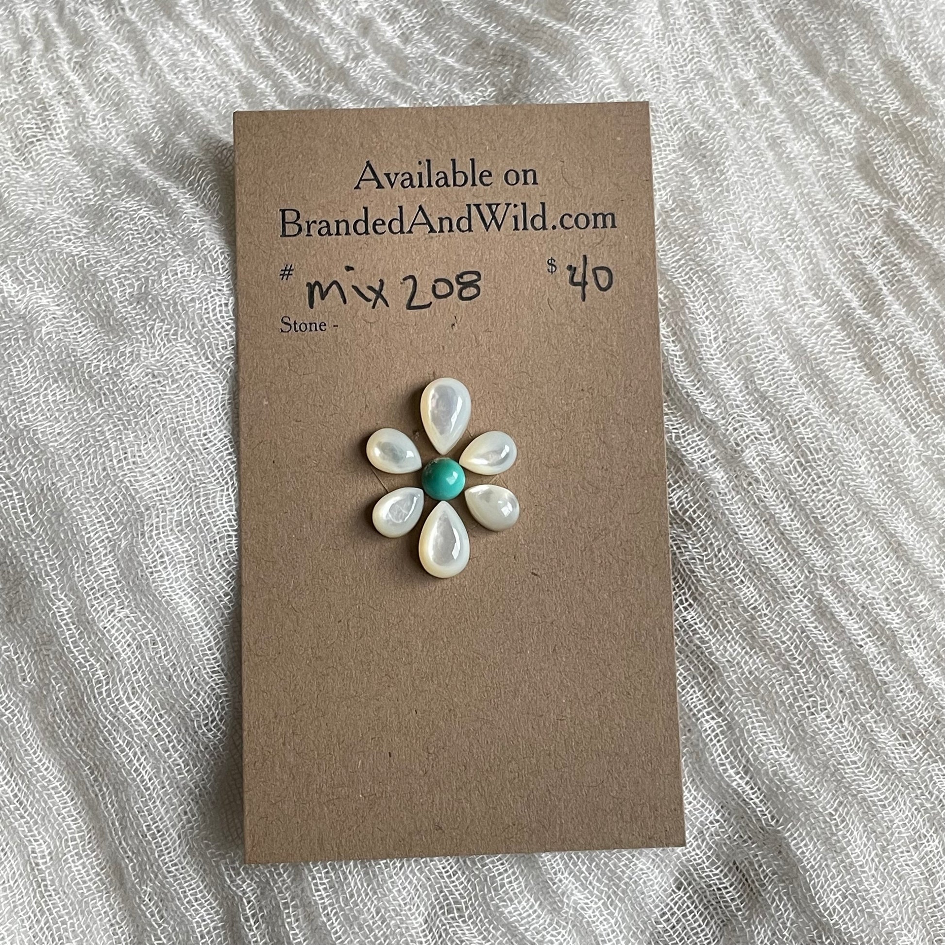 Kingman Mix Cabochon - MIX208 5D8C3FC5-0F38-437D-B47A-5F07374F46B1 Brandedandwild.com