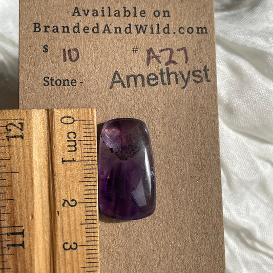 Amethyst Cabochon - A27 5D973B33-89AD-4628-B49B-902A4DF535B1 Brandedandwild.com