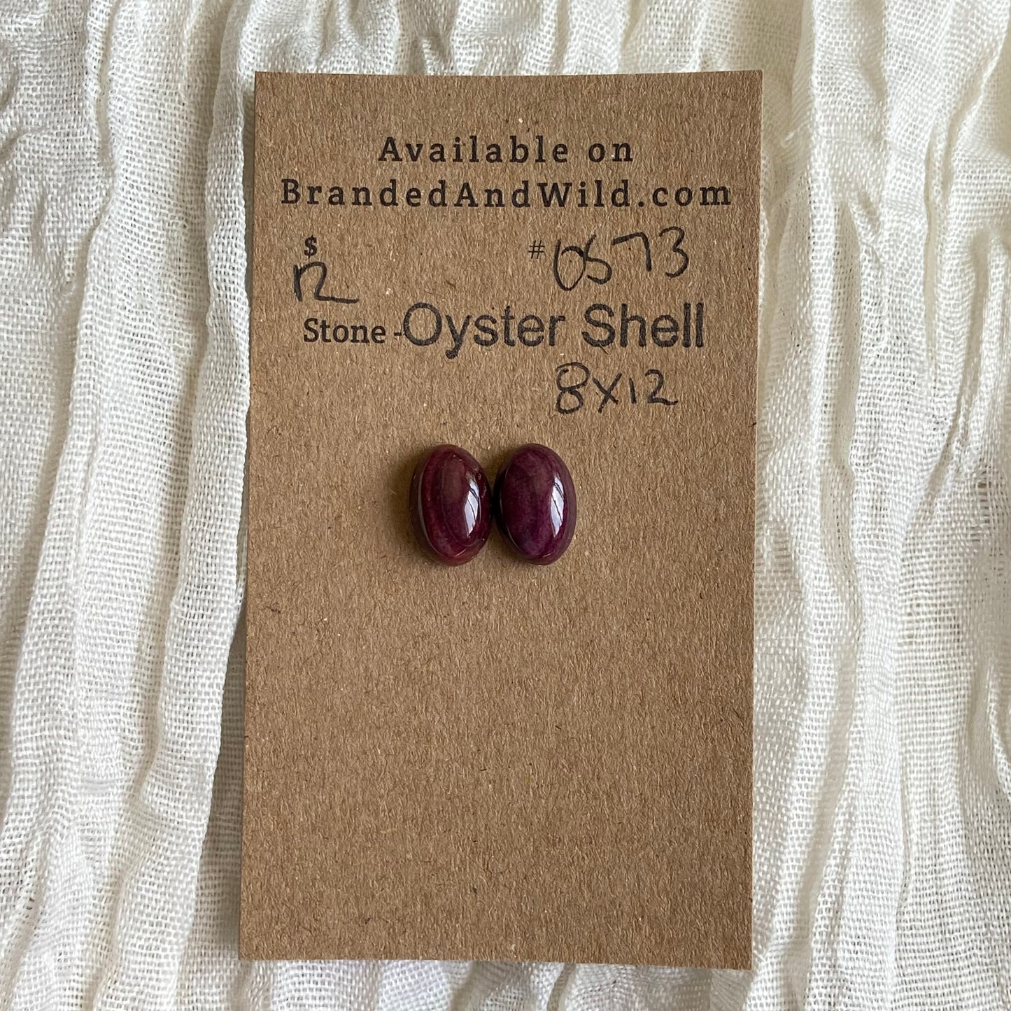 Oyster Shell Cabochon - OS73