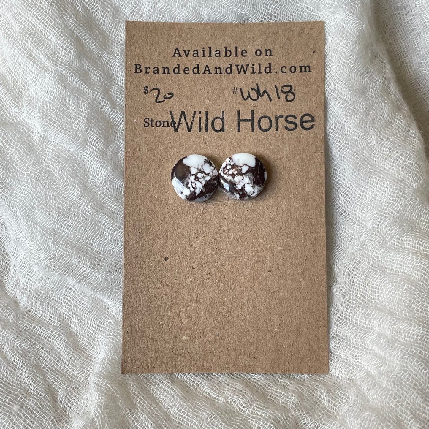 Wild Horse Cabochon - WH18 5DD44871-E763-4F5A-A9D5-7E2F3296AFFB Brandedandwild.com