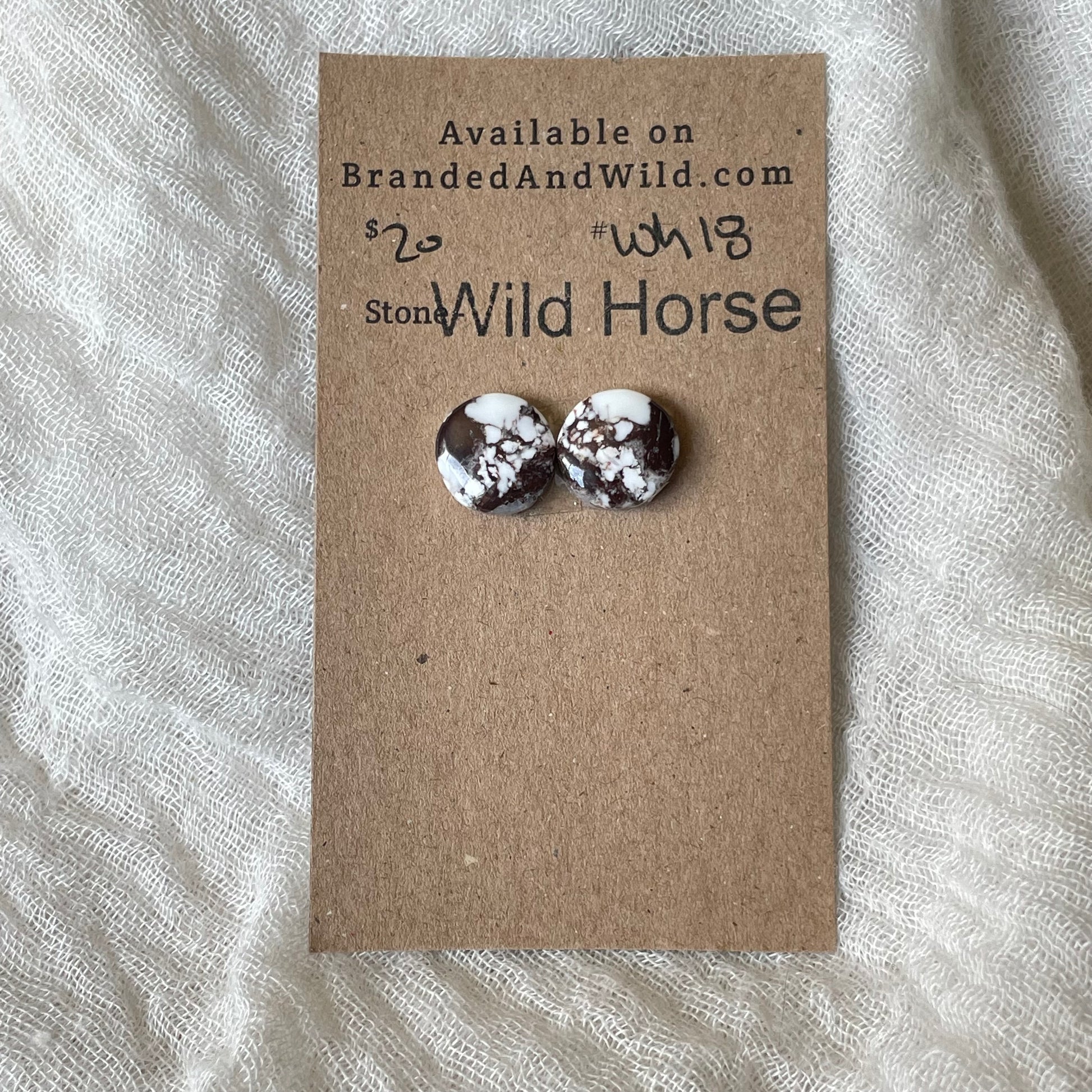 Wild Horse Cabochon - WH18 5DD44871-E763-4F5A-A9D5-7E2F3296AFFB Brandedandwild.com